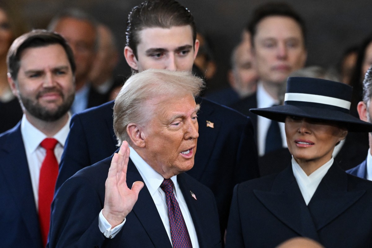 Donald Trump Sworn In As Th Us President