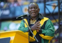 Anti-Immigration Protesters March in Johannesburg Township