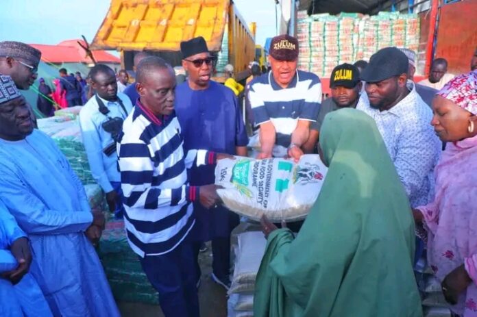 zulum flags off distribution of relief material to maiduguri flood victims
