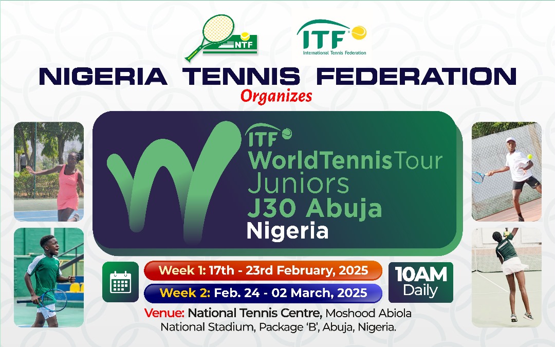 International Tennis Stars from France, UK, India, Hong Kong, and More Set to Compete in Nigeria for ITF World Tennis Tour Juniors