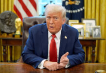 Middle East Peace Talks Near Final Stage, Says Trump Trump in his office