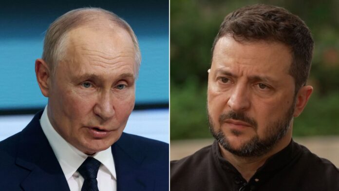 Putin and Zelensky