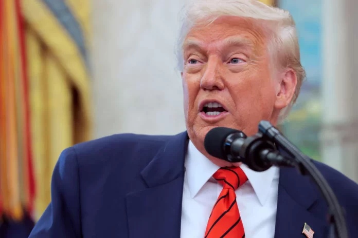 Trump speakin