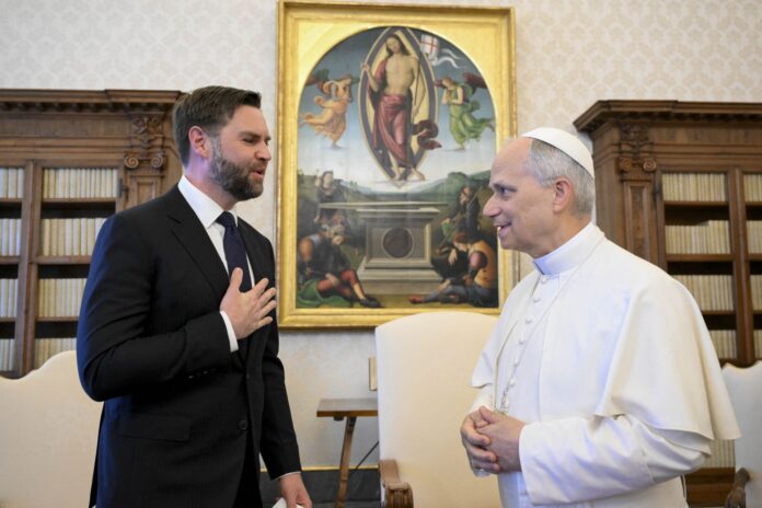 Vance and Pope Leo