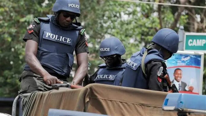 Photo of Nigerian police officers