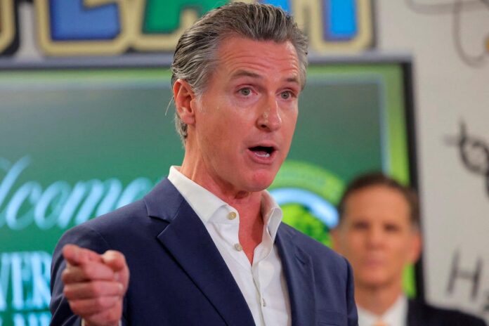 California Governor Gavin Newsom