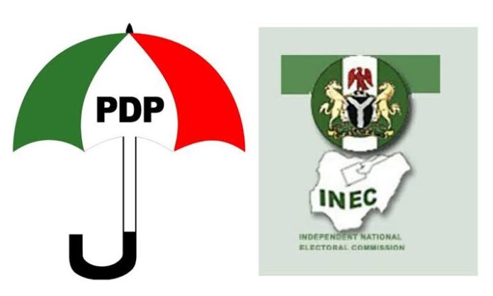 PDP and INEC Logo