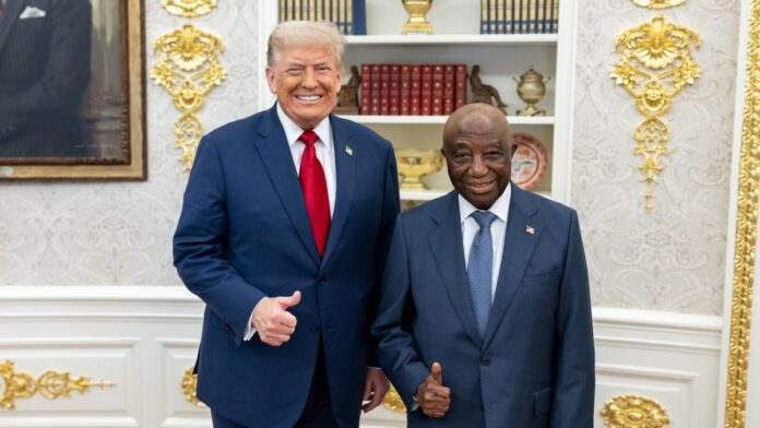 Trump and President Joseph Boakai