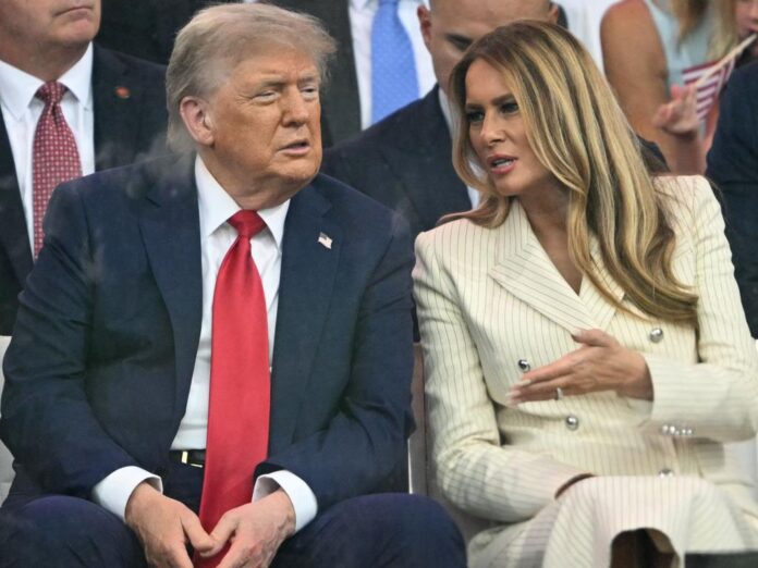 Donald Trump and Melania Trump