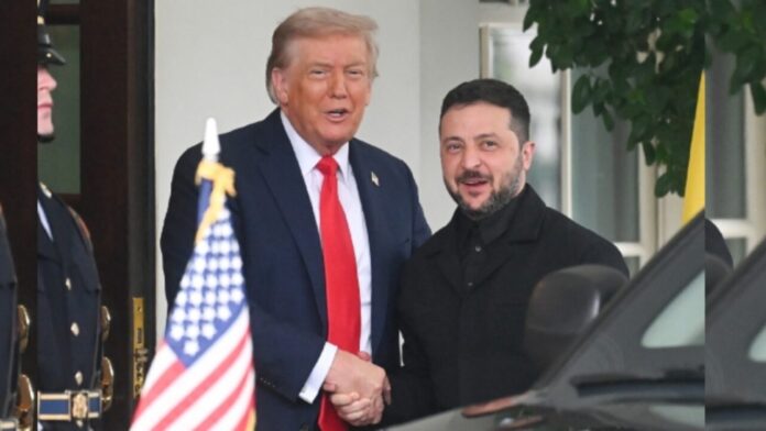 Trump and Zelensky