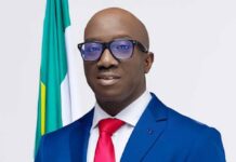 Edo Government Shuts Three Schools Over Security Threat, Suspected Kidnap Plot Photo of Edo State Governor, Monday Okpebholo