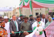 Tinubu Commissions Roads C01 And CO2 In Mabushi District In Abuja, Praises Wike For His Relentless Drive For Results