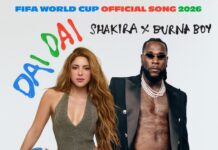 Shakira, Burna Boy Set to Headline 2026 FIFA World Cup Opening Ceremony in Mexico