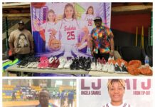 Angela Gives Back as Air Warriors Basketball club Open Talent Discovery Camp