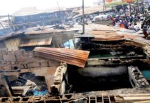 Traders Count Heavy Losses as Fire Destroys Goods Worth Millions at Ibadan Herbal