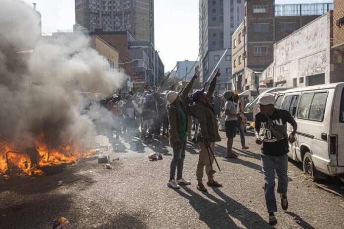 Protest in South Africa