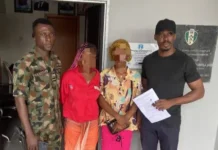 Nigerian Navy Hands Over Rescued Human Trafficking Victims To NAPTIP