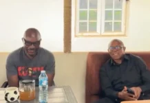 Peter Obi Visits Isaac Fayose To Condole Him Over Wife’s Death