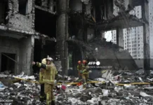 Russian Missile Strike Kills 14 in Kyiv Ahead of NATO Summit
