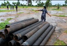 Police Bust Pipeline Vandalism Syndicate In Adamawa, Recover 285 Stolen NNPC Pipelines